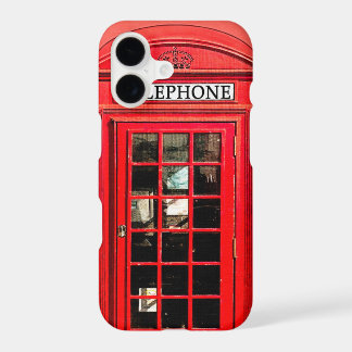 Rotes Telefonhäuschen - Britisches Design iPhone X