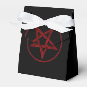 Rotes Teufels-Pentagramm Geschenkschachtel
