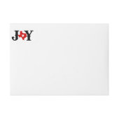 Rotes Texas JOY Urlaubsfest (Vorderseite)