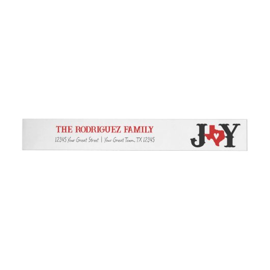 Rotes Texas JOY Urlaubsfest (Person)