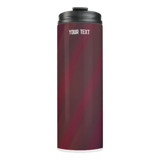 Rotes Thermalwasser Thermosbecher (Vorderseite)