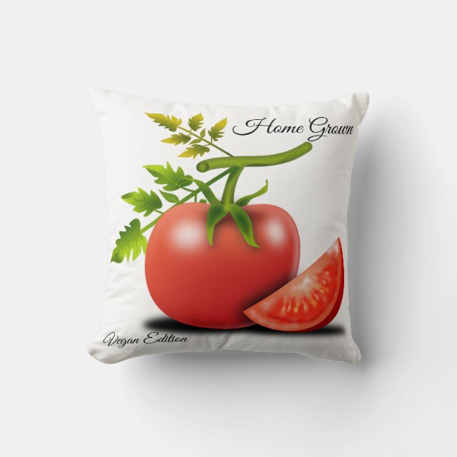 Rotes Tomaten Gemüse Obst Kissen (Vorderseite)