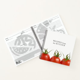 Rotes Tomatensortiment - Rezepte Foto Notizblock