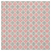 Rotes traditionelles geometrisches chinesisches stoff (Muster)