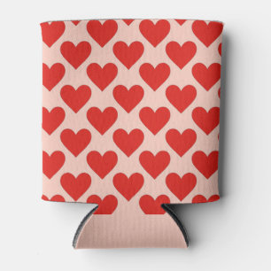 Rotes, traditionelles Herz zum Valentinstag Dosenkühler