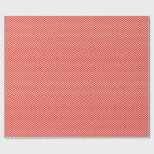 Rotes, traditionelles Valentinstag-Herz Geschenkpapier (Flach)
