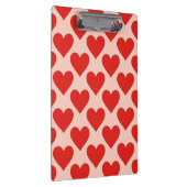 Rotes, traditionelles Valentinstag-Herz Klemmbrett (Rechts)