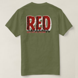 Rotes Tribal-T-Shirt - Ehrt unsere Entsandten T-Shirt