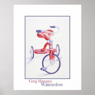 Rotes Trike Poster