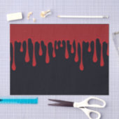 Rotes Tropfblut Tropfen Halloween-Party Seidenpapier (Handwerk)