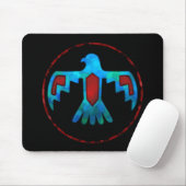Rotes u. blaues Thunderbird Mousepad (Mit Mouse)