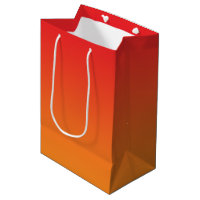 Rotes u. orange Ombre