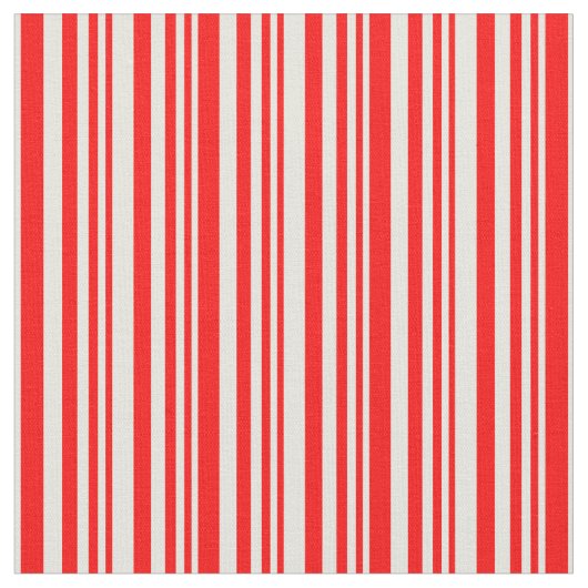 Rotes und Beige farbiges Muster Stoff (Nahaufnahme)