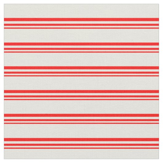 Rotes und Beige gefärbtes Muster Stoff (Nahaufnahme)