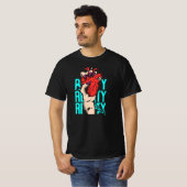 Rotes und Blaues Herz T-Shirt (Vorne ganz)