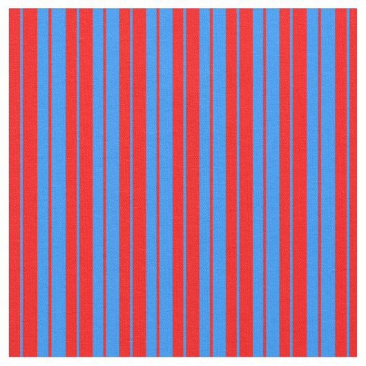 Rotes und blaues Linse/Streifenmuster Stoff (Nahaufnahme)