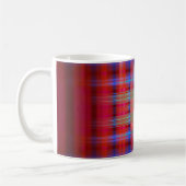Rotes und blaues Muster Kaffeetasse (Links)