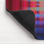 Rotes und blaues Muster Mousepad (Ecke)