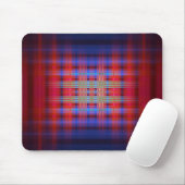 Rotes und blaues Muster Mousepad (Mit Mouse)