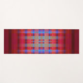 Rotes und blaues Muster Yogamatte (Vorderseite (Horizontal))