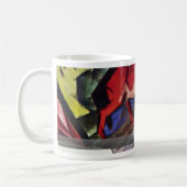 Rotes und blaues Pferd durch Marc Franz Kaffeetasse (Links)