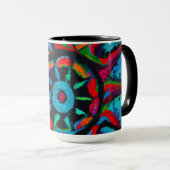Rotes und Blaues Rad Tasse (VorderseiteRechts)