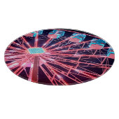 Rotes und blaues Riesenrad Schneidebrett (Ecke)