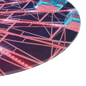 Rotes und blaues Riesenrad Schneidebrett (Ecke)