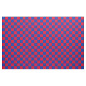 Rotes und blaues Schachbrettmuster Stoff (Yard (91,4 cm))
