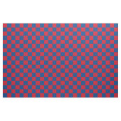 Rotes und blaues Schachbrettmuster Stoff (Yard (91,4 cm))