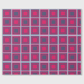 Rotes und blaues Umschlagpapier Geschenkpapier (Flach)
