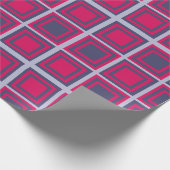 Rotes und blaues Umschlagpapier Geschenkpapier (Ecke)