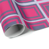 Rotes und blaues Umschlagpapier Geschenkpapier (Rolleneckpunkt)