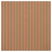Rotes und dunkles Olive Green Striping/Liniertes M Stoff (Muster)
