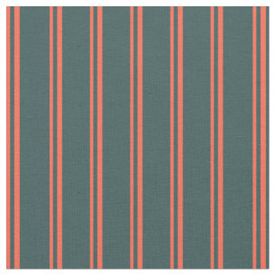 Rotes und dunkles Schiefergrau/Streifen-Muster Stoff