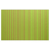 Rotes und farbiges Muster in Chartreuse Stoff (Fat Quarter (45,7 x 55,9 cm))