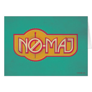 Rotes und gelbes NO-MAJ™-Abzeichen