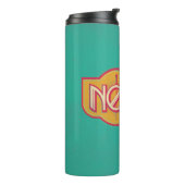 Rotes und gelbes NO-MAJ™-Abzeichen Thermosbecher (Nach links gedreht)