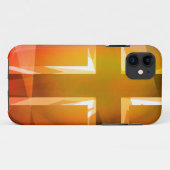 Rotes und gelbes religiöses Kreuz Case-Mate iPhone Hülle (Rückseite (Horizontal))