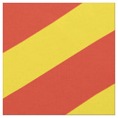 Rotes und gelbes Streifen Stoff (Nahaufnahme)
