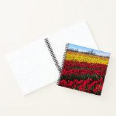 Rotes und gelbes Tulip-Feld Notizblock (Innenseite)