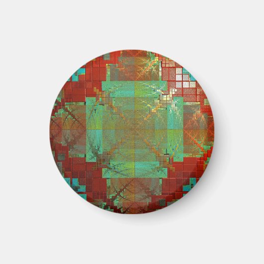 Rotes und grünes Chromatisches Fusionsmagnet Magnet (Vorne)