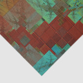 rotes und grünes Chromatisches Fusionspapier Seidenpapier (Detail)