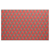 Rotes und grünes Gericht, das über Steno Maschine Stoff (Yard (91,4 cm))