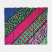 Rotes und grünes Kleidungsstück Fleecedecke (Vorderseite (Horizontal))