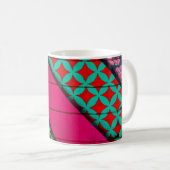 Rotes und grünes Kleidungsstück Kaffeetasse (VorderseiteRechts)