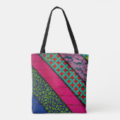 Rotes und grünes Kleidungsstück Tasche (Rückseite)