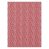 Rotes und grünes Muster - Koi Fish Tischdecke (Vorderseite)