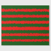 Rotes und grünes Papier Geschenkpapier (Flach)