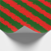 Rotes und grünes Papier Geschenkpapier (Ecke)